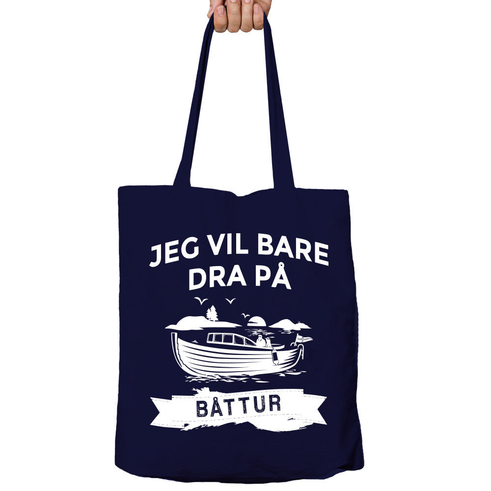 Jeg Vil Bare Dra På Båttur Tote-Bag