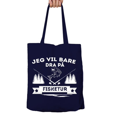 Jeg Vil Bare Dra På Fisketur Tote-Bag
