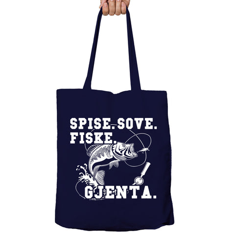 Spise. Sove. Fiske. Gjenta.. Tote-Bag