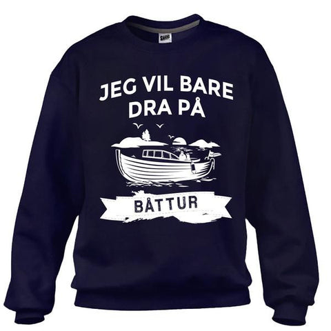 Jeg Vil Bare Dra På Båttur Genser