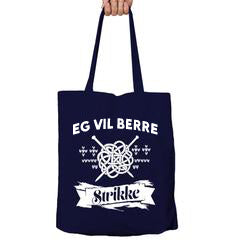 Eg Vil Berre Strikke Tote-Bag