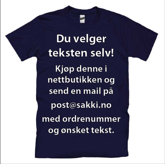 Egen design av t-skjorte!