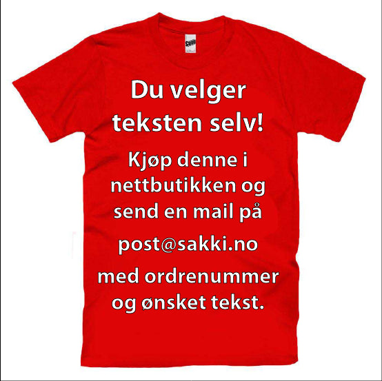 Egen design av t-skjorte!