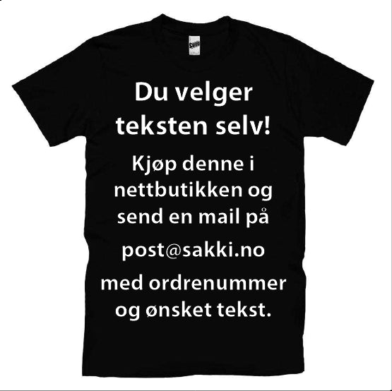 Egen design av t-skjorte!