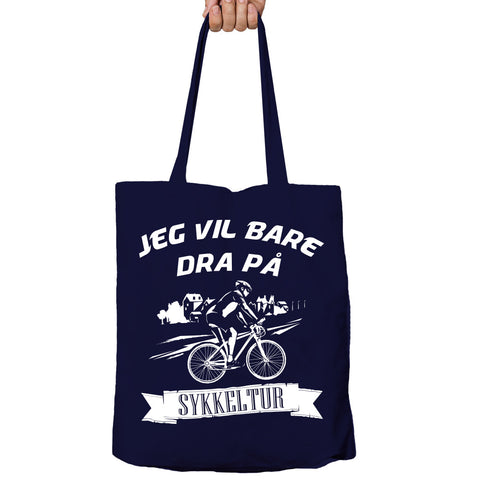 Jeg Vil Bare Dra På Sykkeltur Tote-bag