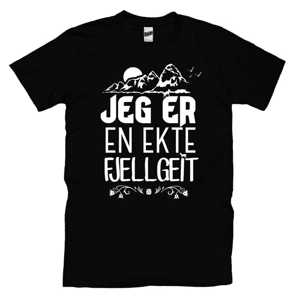 Jeg Er En Ekte Fjellgeit T-skjorte