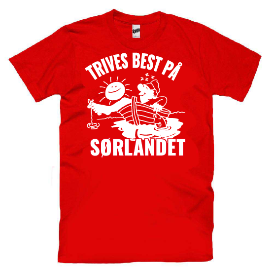 Trives Best På Sørlandet T-skjorte